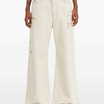 Jeans a gamba larga D-SIRE del 1996 in avorio Diesel - donna 