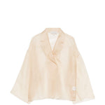 Giacca semi-trasparente emma in beige Antonelli - donna 