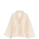 Giacca semi-trasparente emma in beige Antonelli - donna 