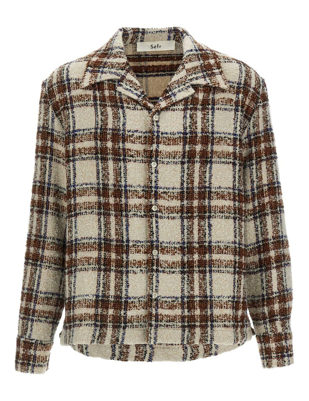 Camicia Ojai a quadri multicolore Sefr - uomo 