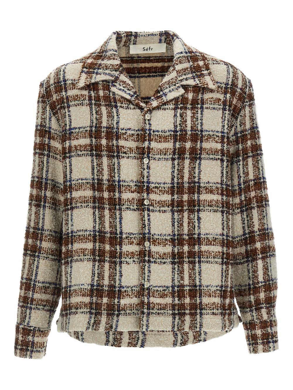 Camicia Ojai a quadri multicolore Sefr - uomo 