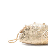 Borsa clutch splash in oro Simkhai - donna 