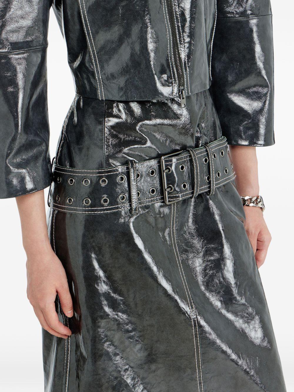 Gonna midi con cintura in grigio Diesel - donna 