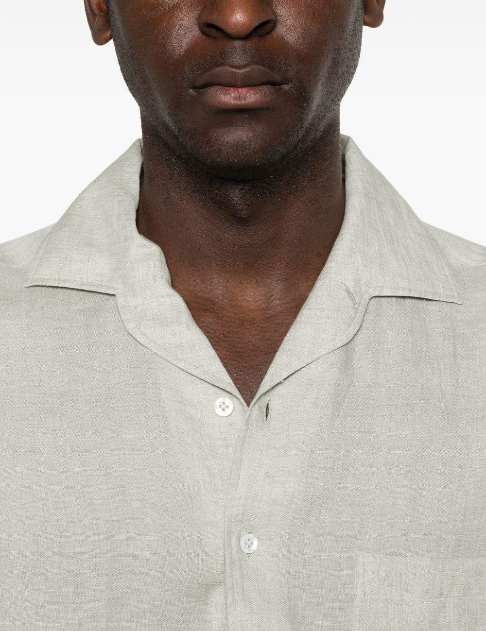 Camicia con taschino in grigio Lardini - uomo 