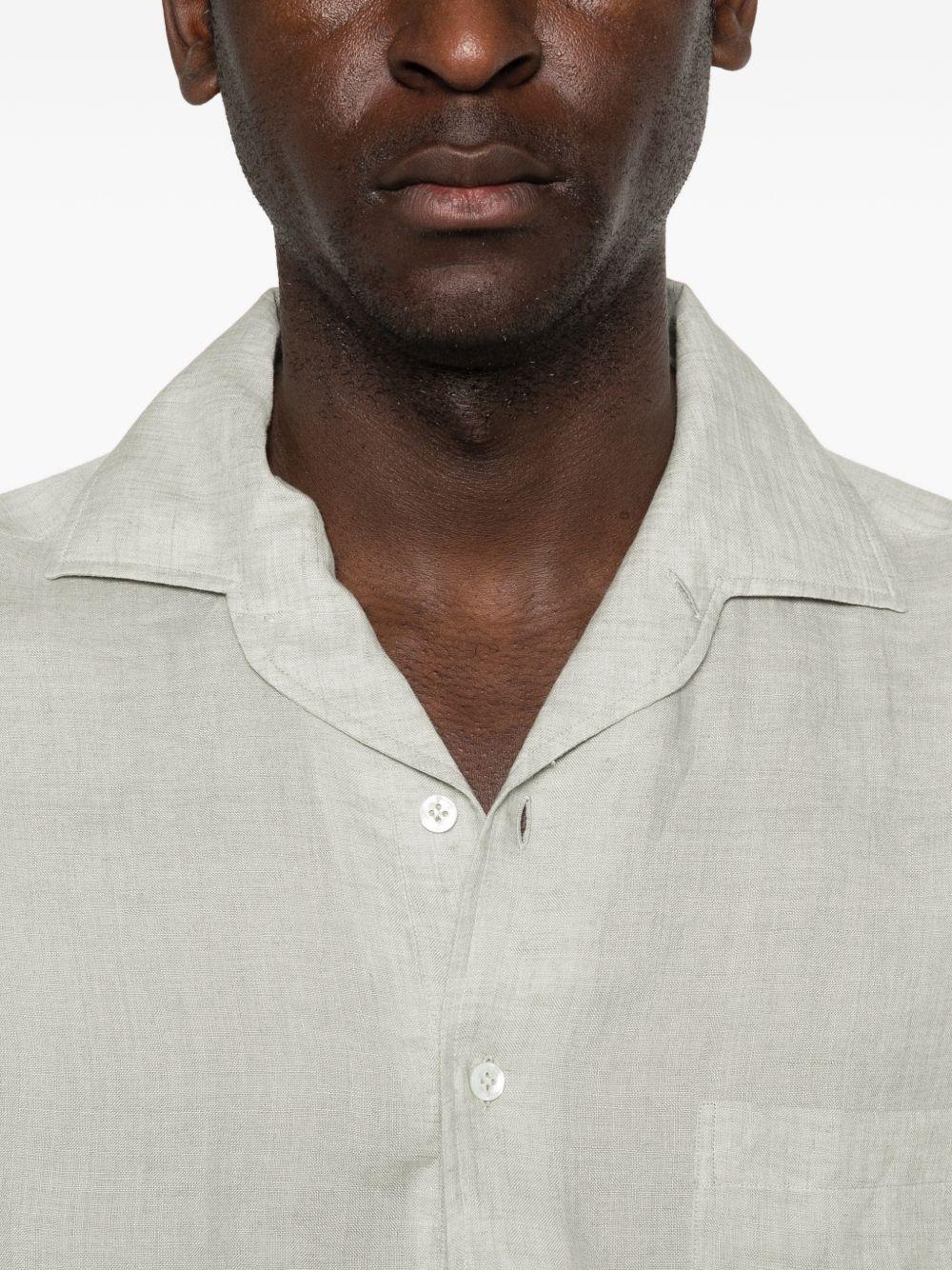 Camicia con taschino in grigio Lardini - uomo 