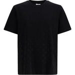 T-shirt con monogramma in nero Casablanca - uomo 