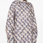 Giacca -camicia a quadri con cristalli in multicolore Dries van noten - donna 