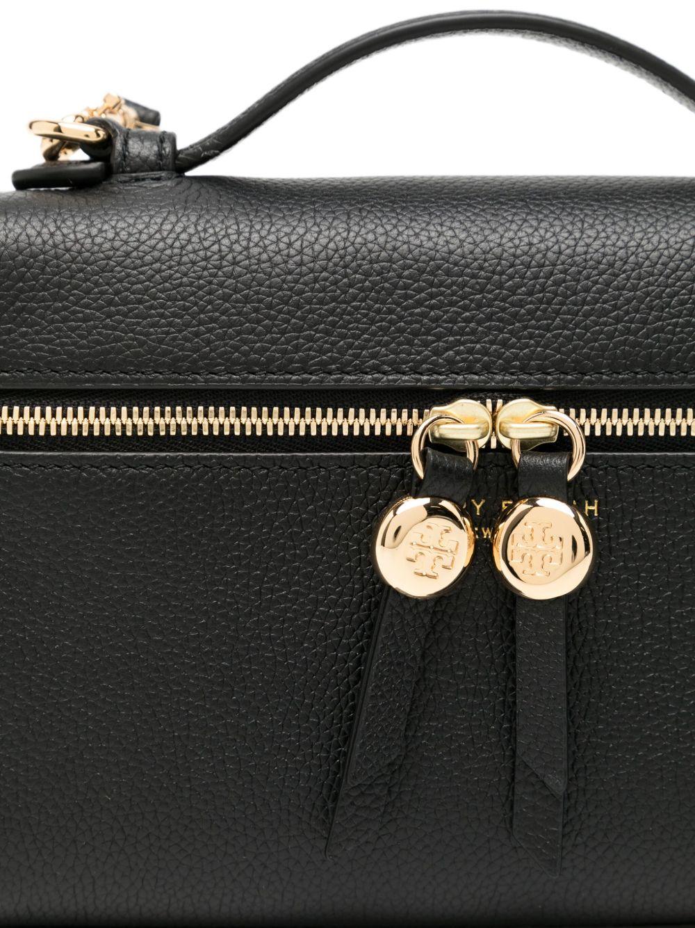 Borsa a mano slim in nero tory burch - donna 