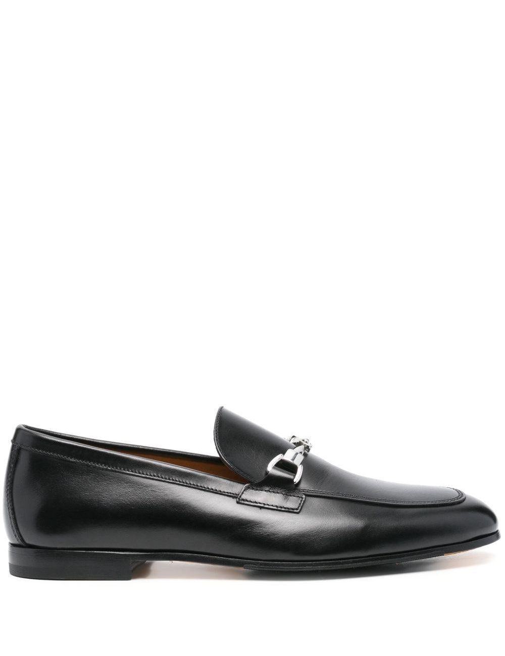 Mocassini con morsetto in nero Doucal's - uomo 