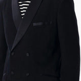 Blazer doppiopetto in nero Junya Watanabe - uomo 