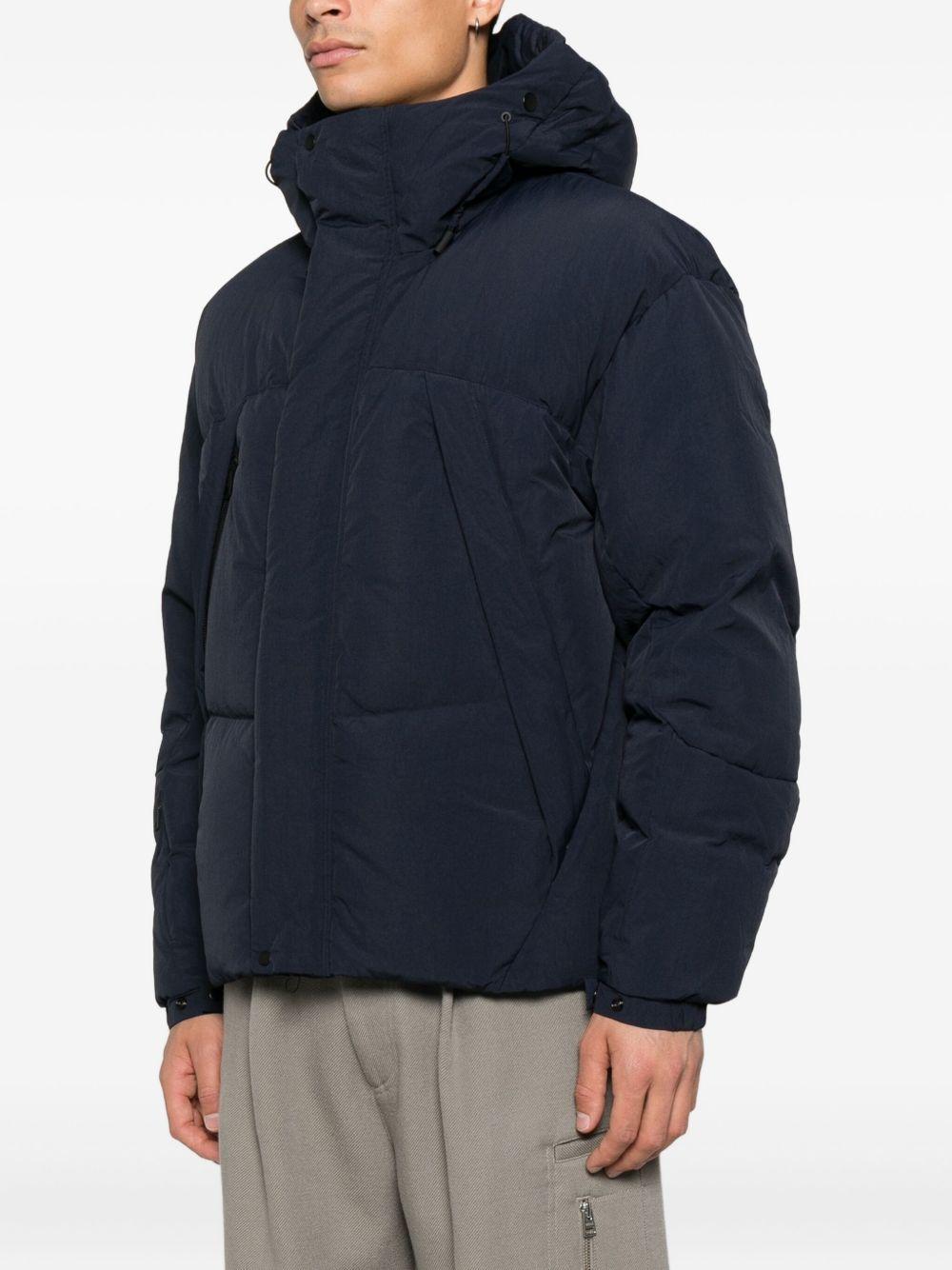 Piumino con cappuccio in blu Jg1 - uomo 