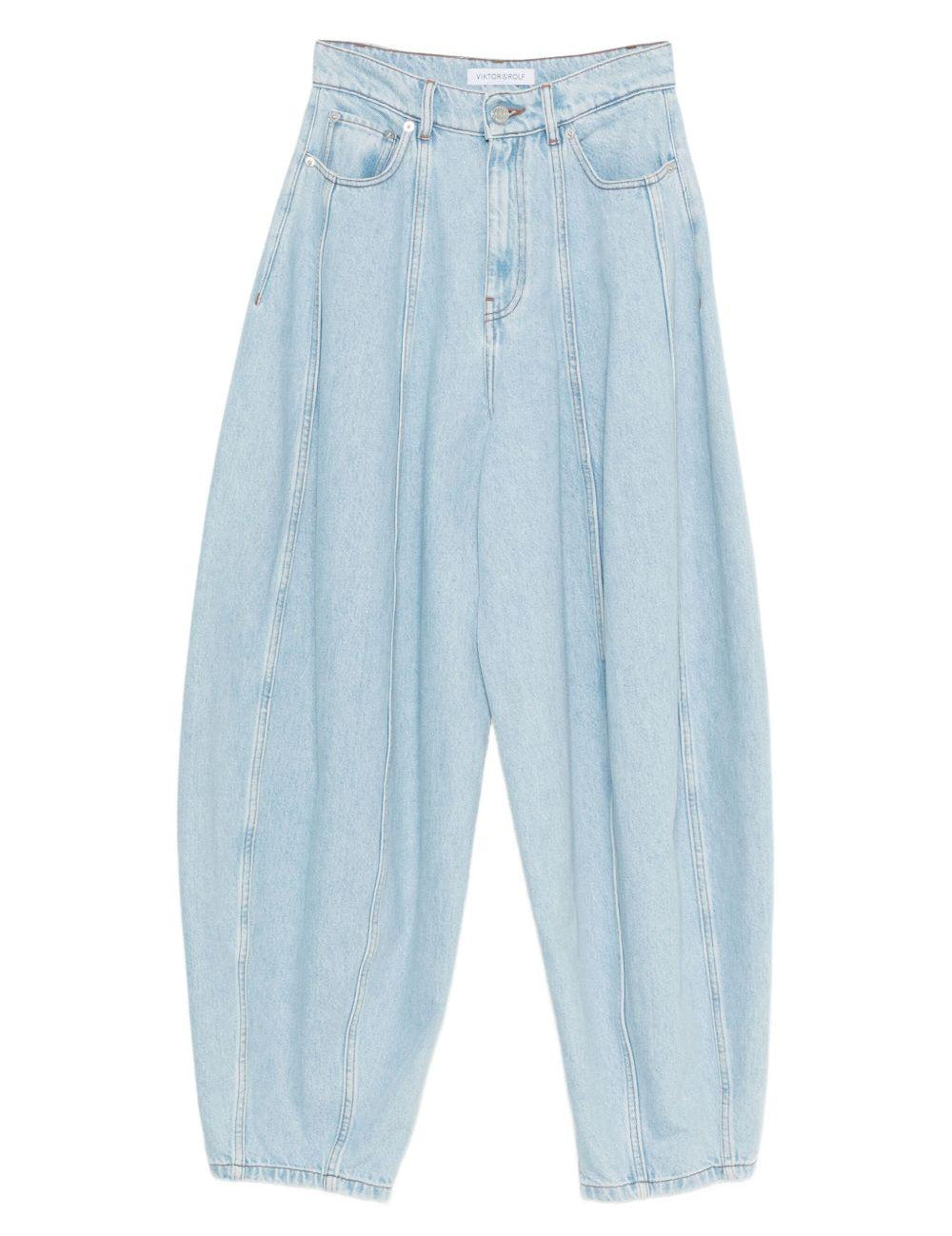 Jeans balloon in azzurro chiaro viktor&rolf - donna 