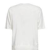 T-shirt a manica corta in bianco Laneus - uomo 