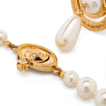 Collana con perle color oro 