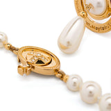 Collana con perle color oro 