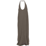 Abito maxi haltar in grigio Rick Owens - donna 