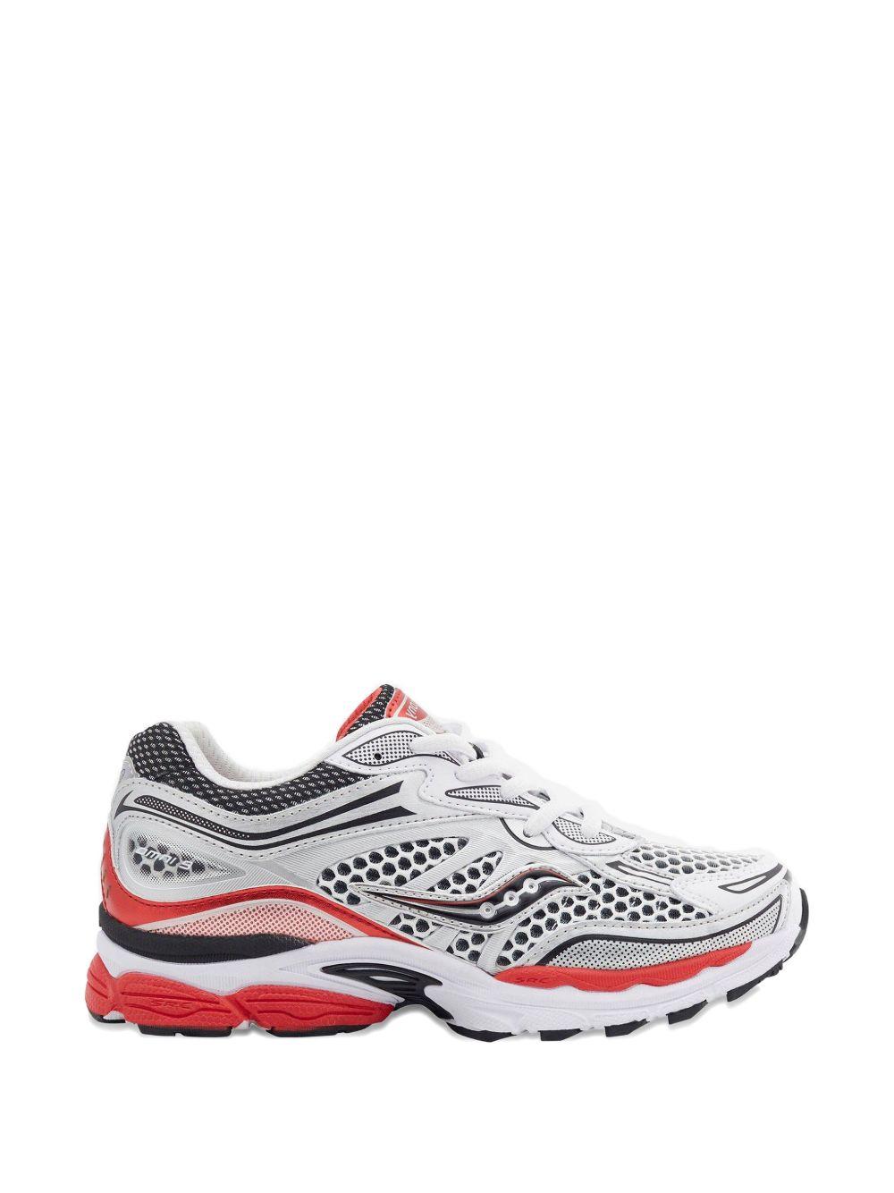 Sneakers con punta rotonda e pannelli in rosso Saucony - uomo 