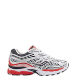 Sneakers con punta rotonda e pannelli in rosso Saucony - uomo 