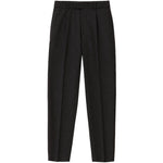 Pantaloni a gamba dritta albert in nero Grayed - uomo 
