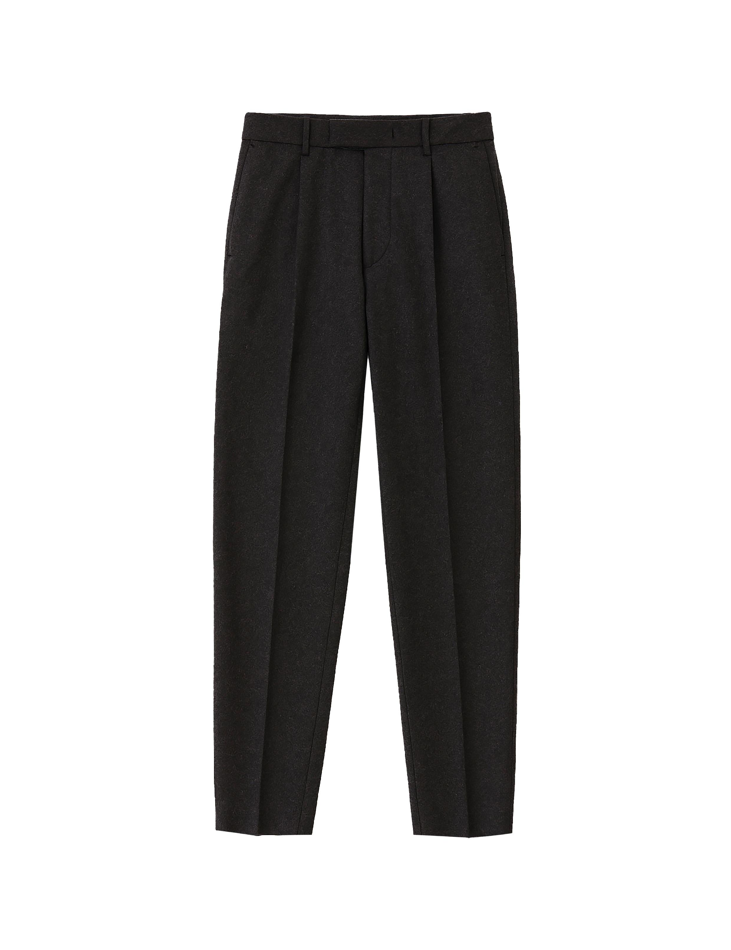 Pantaloni a gamba dritta albert in nero Grayed - uomo 