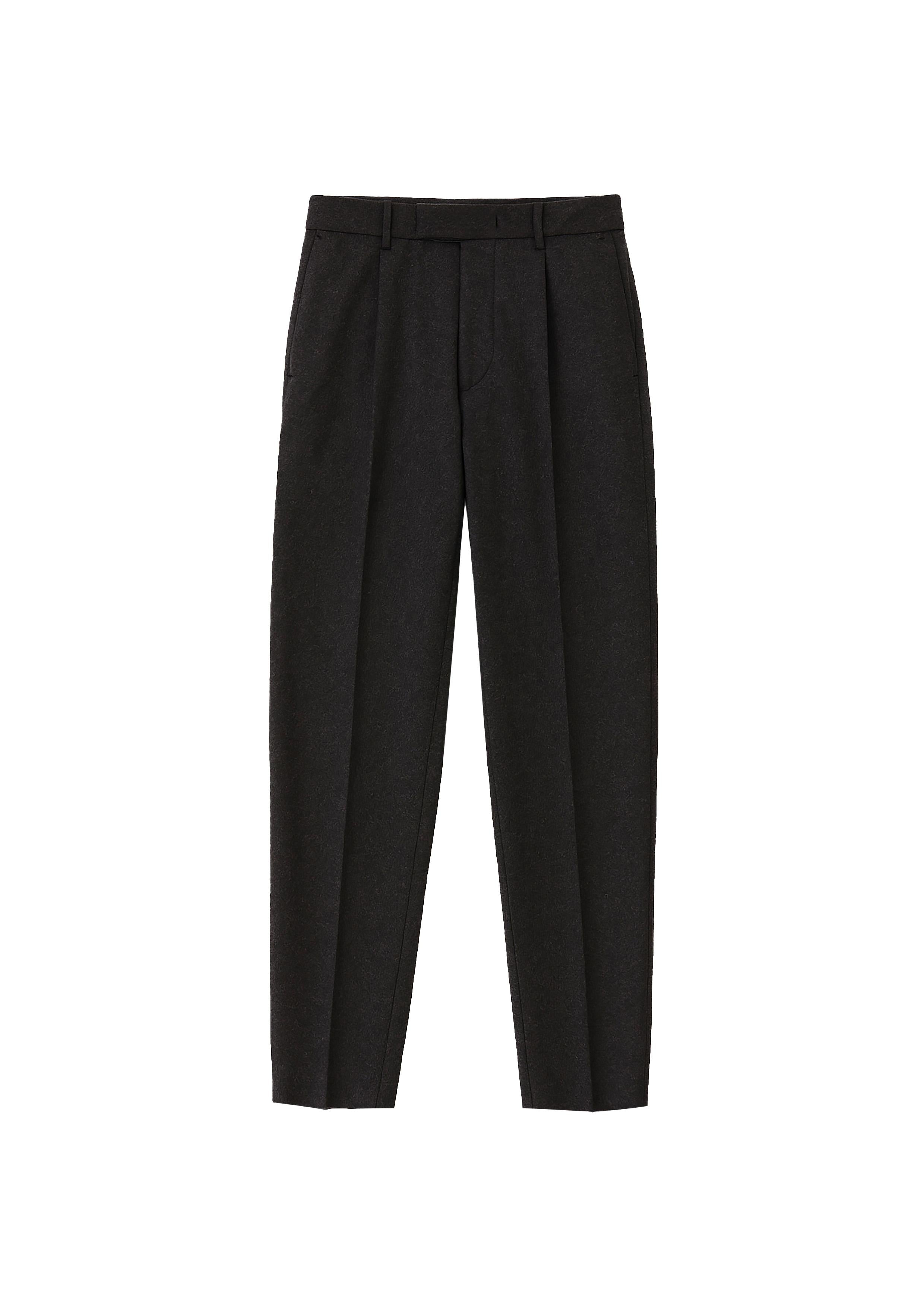 Pantaloni a gamba dritta albert in nero Grayed - uomo 