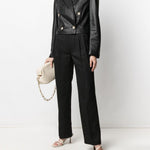 Pantaloni Takaroa in nero Loulou de saison - donna 