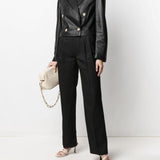 Pantaloni Takaroa in nero Loulou de saison - donna 