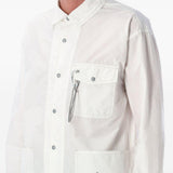 Giacca-camicia con tasche in bianco And wander - uomo 