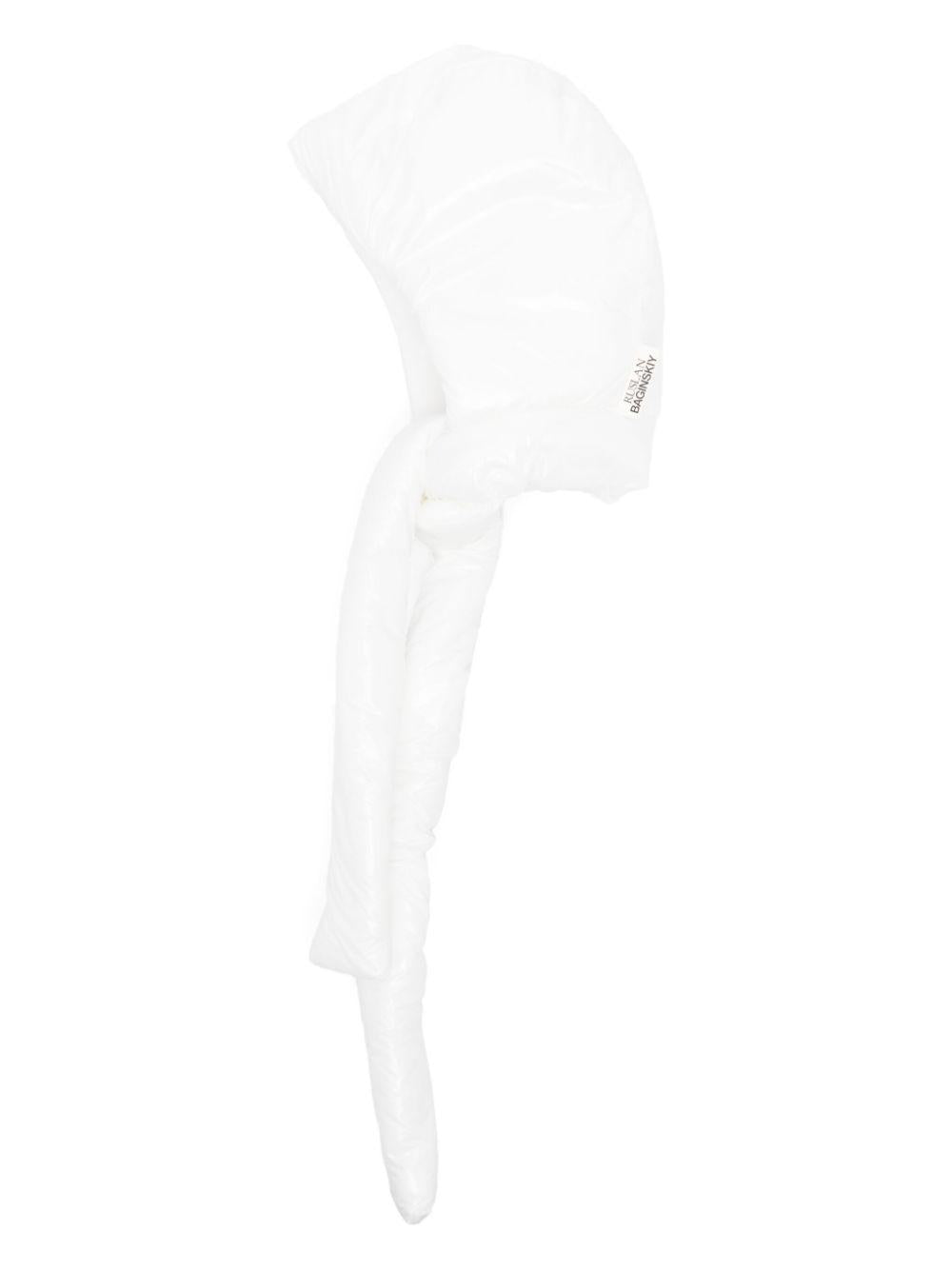 Cappello imbottito in bianco Ruslan baginskiy - donna 