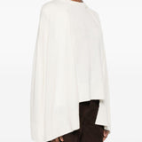 Maglione a mantella  in cashmere in bianco Toteme - donna 
