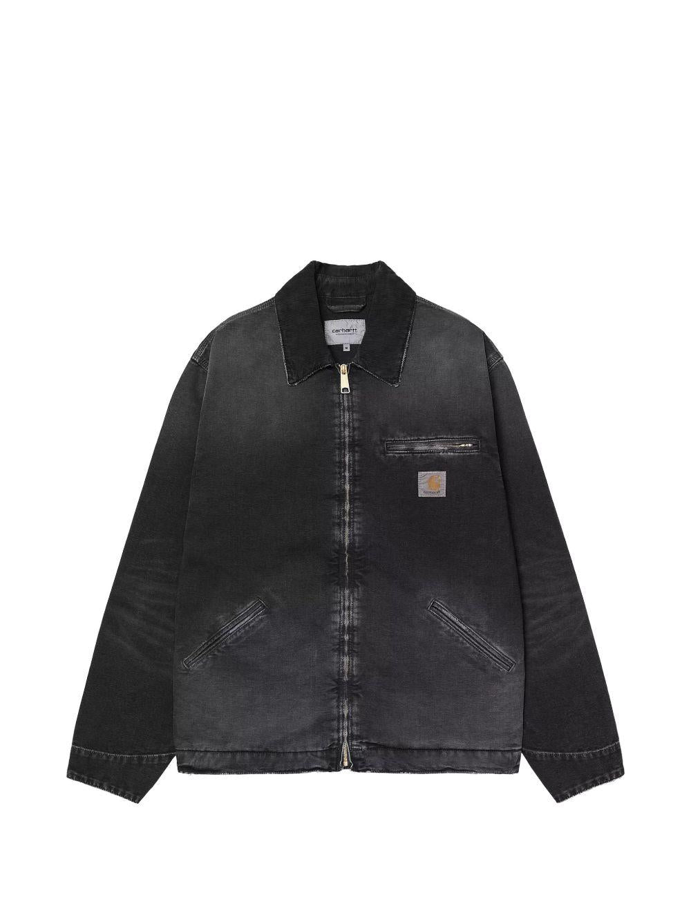 Giacca denim con zip in nero Carhartt wip - uomo 