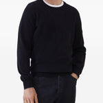 Maglione a girocollo in nero Brunello cucinelli - uomo 
