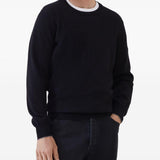 Maglione a girocollo in nero Brunello cucinelli - uomo 