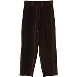 Pantaloni con vita elasticizzata in marrone Costumein - uomo 