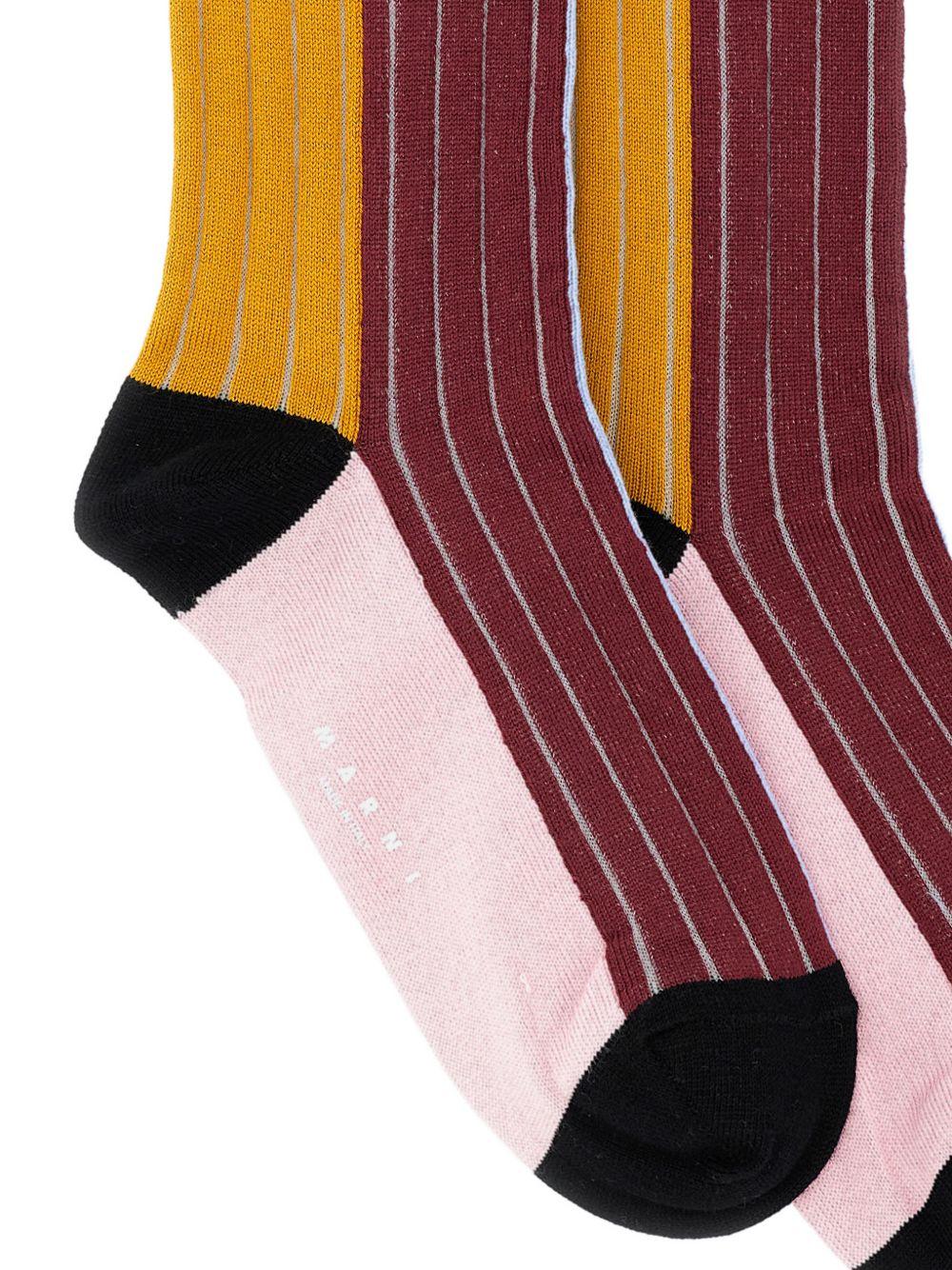 Calzini a righe in rosa Marni - donna 