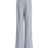 Pantaloni con piega stirata in celeste Alberta ferretti - donna 
