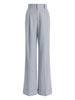 Pantaloni con piega stirata in celeste Alberta ferretti - donna