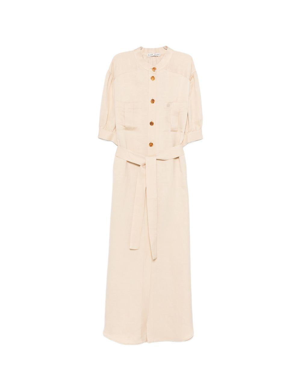 Abito con cintura in beige Blazé milano - donna 