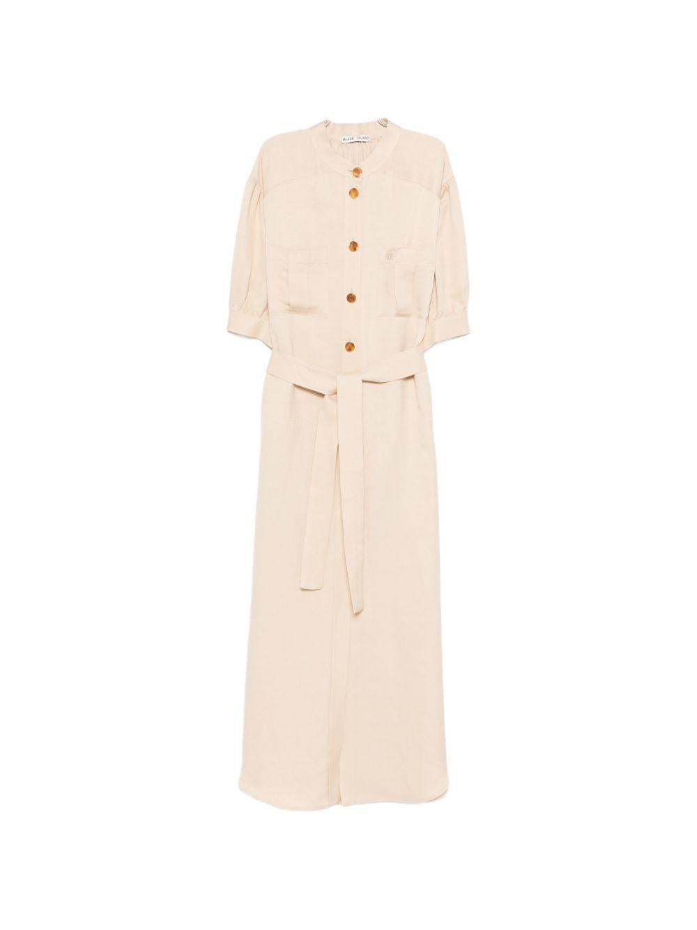 Abito con cintura in beige Blazé milano - donna 