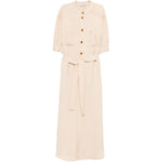 Abito con cintura in beige Blazé milano - donna 
