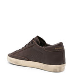 Sneakers Super-Star  in pelle marrone 