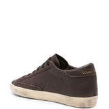 Sneakers Super-Star  in pelle marrone 