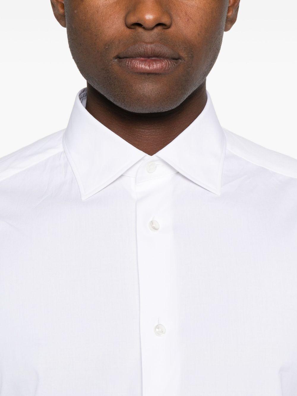 Camicia classica in bianco Zegna - uomo 
