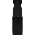 Abito con scollo all'americana in nero Philosophy di Lorenzo Serafini - donna 