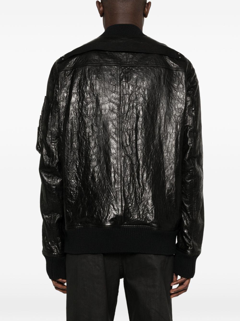Bomber Classic Flight in nero Rick Owens - uomo 