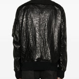 Bomber Classic Flight in nero Rick Owens - uomo 