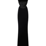 Abito con dettaglio cut-out in nero Rick owens - donna 