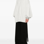 Felpa hun in bianco Rick owens drkshdw - uomo 