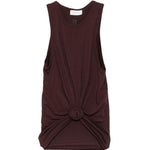 Canotta con nodo in marrone Magda butrym - donna 