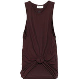 Canotta con nodo in marrone Magda butrym - donna 